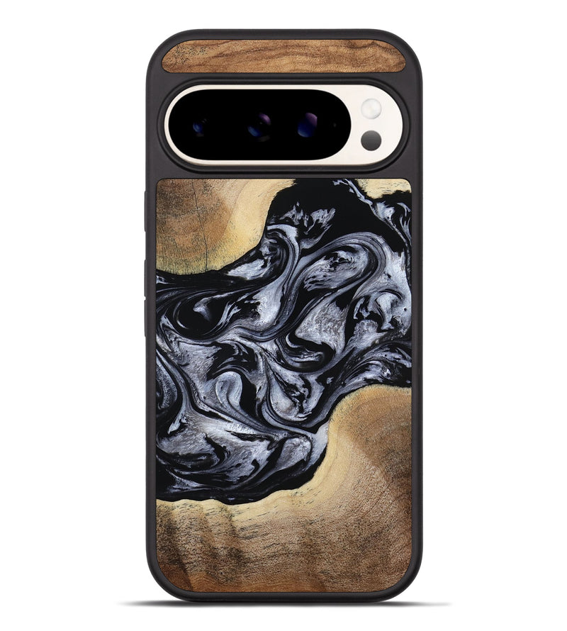 Pixel 9 Pro XL Wood Phone Case - Cortez (Black & White, 787997)