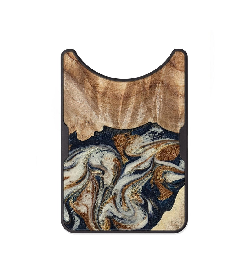 Alloy Wood Wallet - Ole (Teal & Gold, 788011)