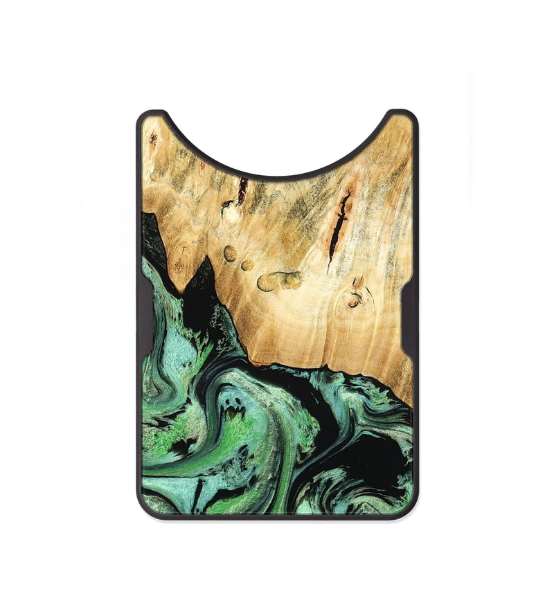 Alloy Wood Wallet - Pierce (Green, 788030)