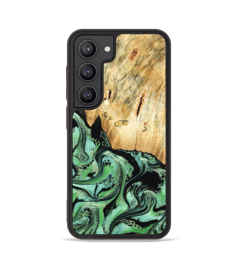 Galaxy S23 Wood Phone Case - Pierce (Green, 788030)