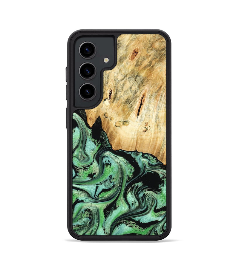 Galaxy S24 Wood Phone Case - Pierce (Green, 788030)