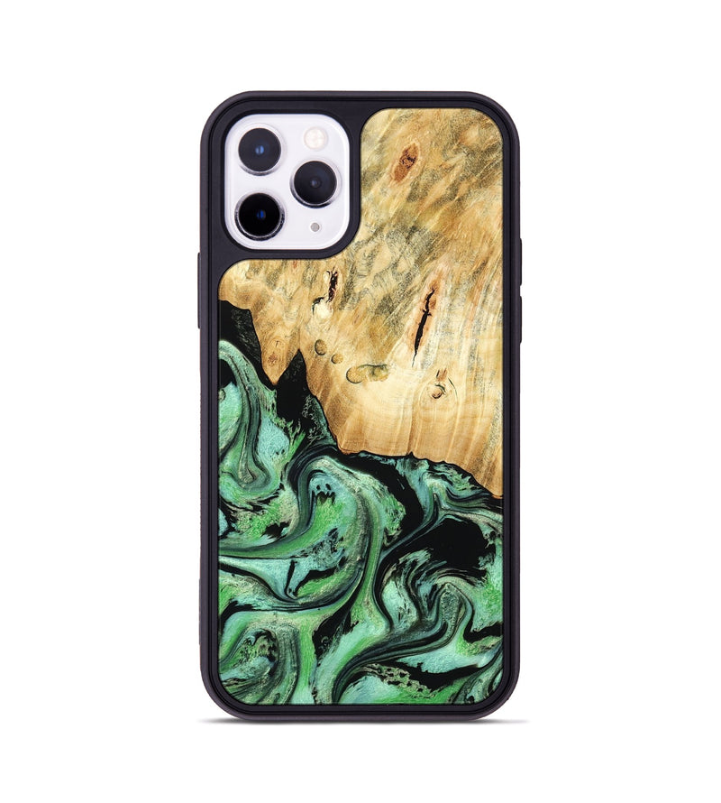 iPhone 11 Pro Wood Phone Case - Pierce (Green, 788030)