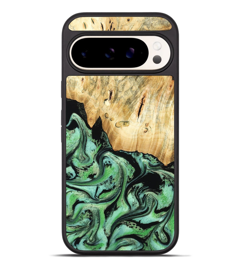 Pixel 9 Pro XL Wood Phone Case - Pierce (Green, 788030)
