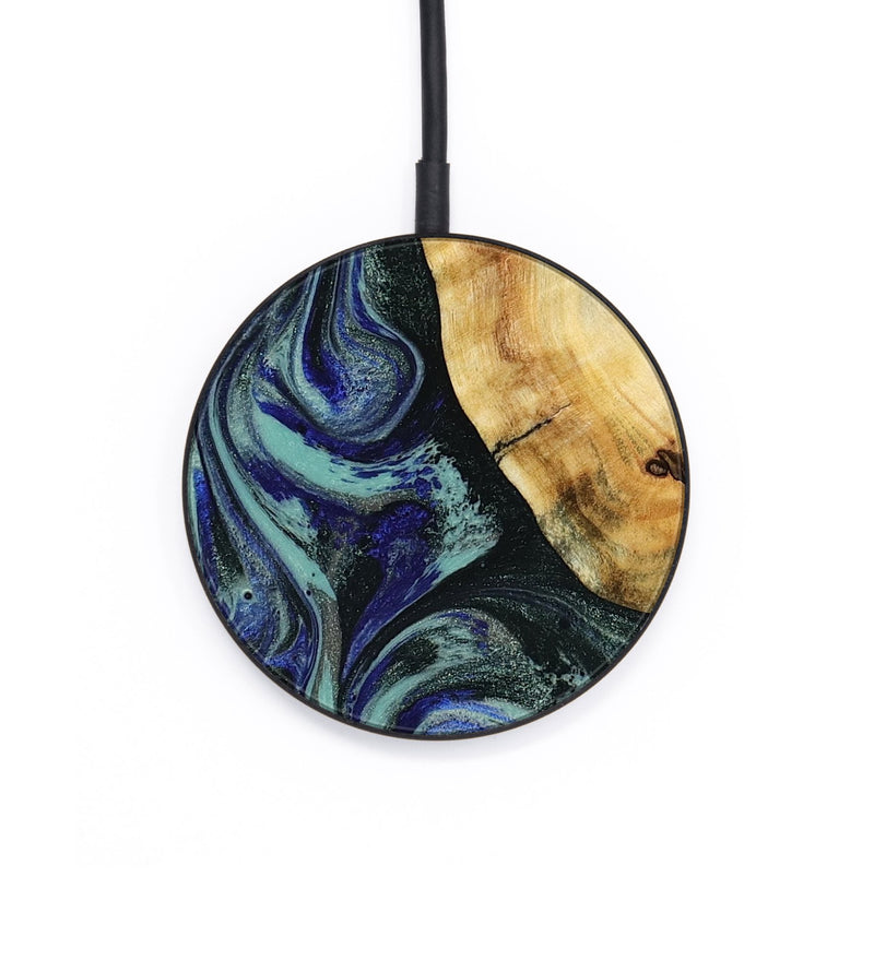 Circle Wood Wireless Charger - Tod (Green, 788034)