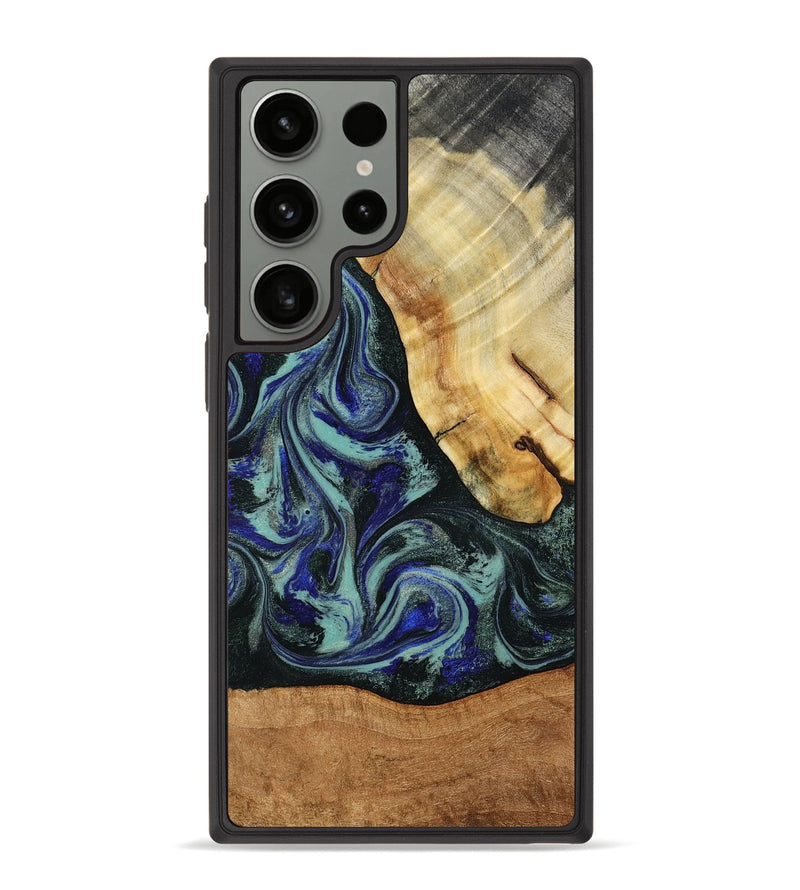 Galaxy S23 Ultra Wood Phone Case - Tod (Green, 788034)