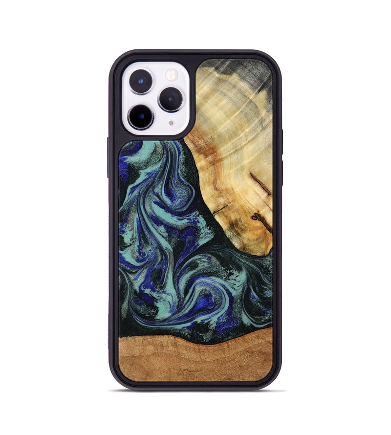 iPhone 11 Pro Wood Phone Case - Tod (Green, 788034)