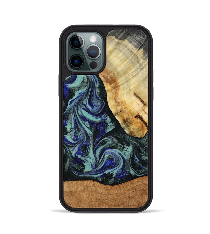 iPhone 12 Pro Wood Phone Case - Tod (Green, 788034)