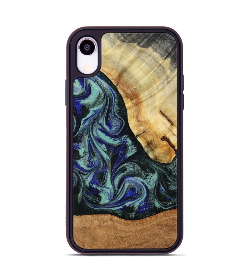 iPhone Xr Wood Phone Case - Tod (Green, 788034)