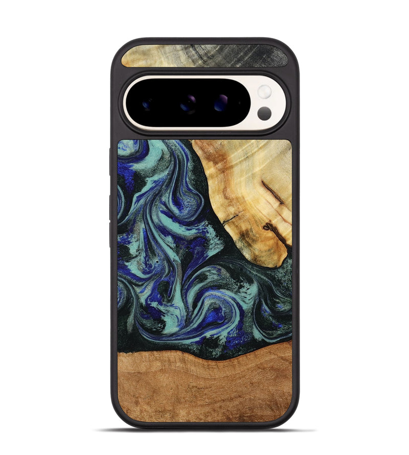 Pixel 9 Pro Wood Phone Case - Tod (Green, 788034)