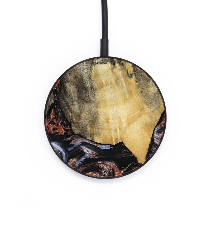 Circle Wood Wireless Charger - Lorri (Black & White, 788148)