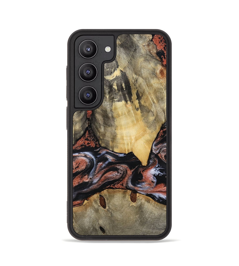 Galaxy S23 Wood Phone Case - Lorri (Black & White, 788148)