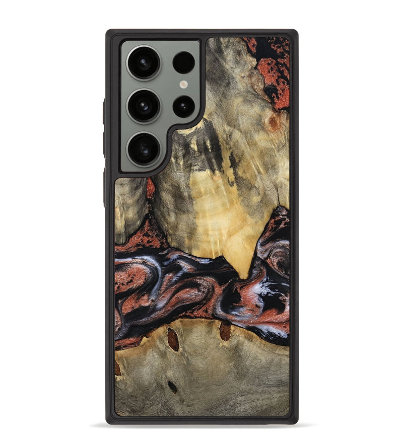 Galaxy S23 Ultra Wood Phone Case - Lorri (Black & White, 788148)