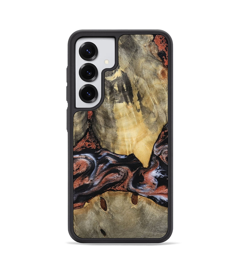 Galaxy S25 Wood Phone Case - Lorri (Black & White, 788148)