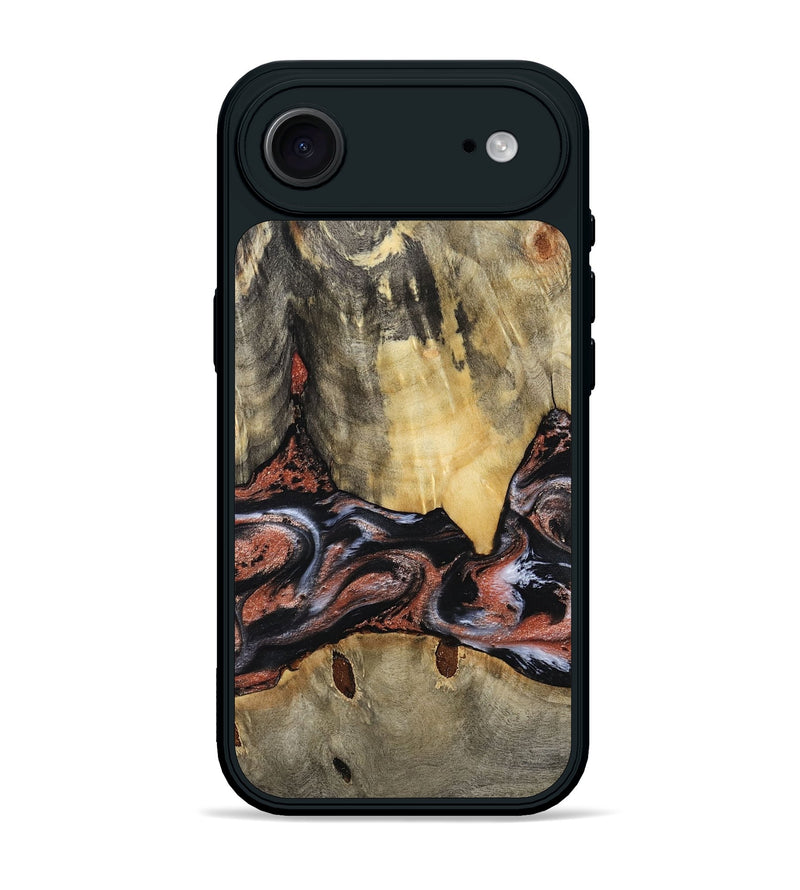 iPhone 17 Air Wood Phone Case - Lorri (Black & White, 788148)