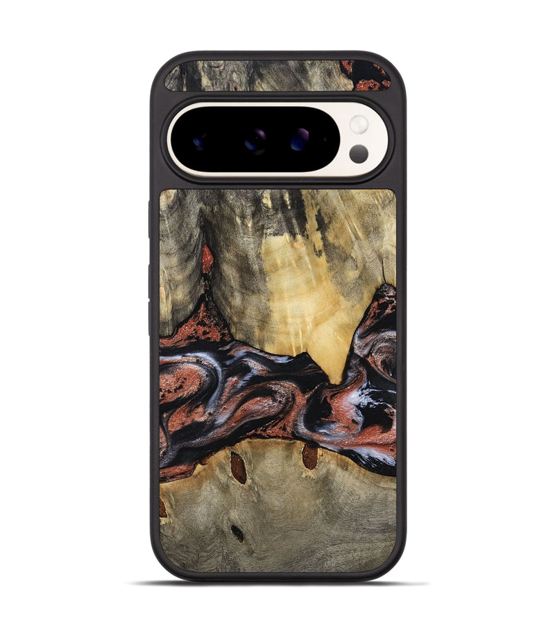 Pixel 9 Pro Wood Phone Case - Lorri (Black & White, 788148)