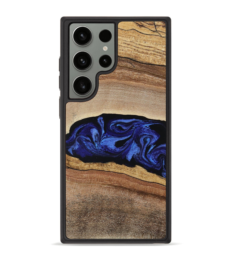 Galaxy S23 Ultra Wood Phone Case - Denzel (Blue, 788172)