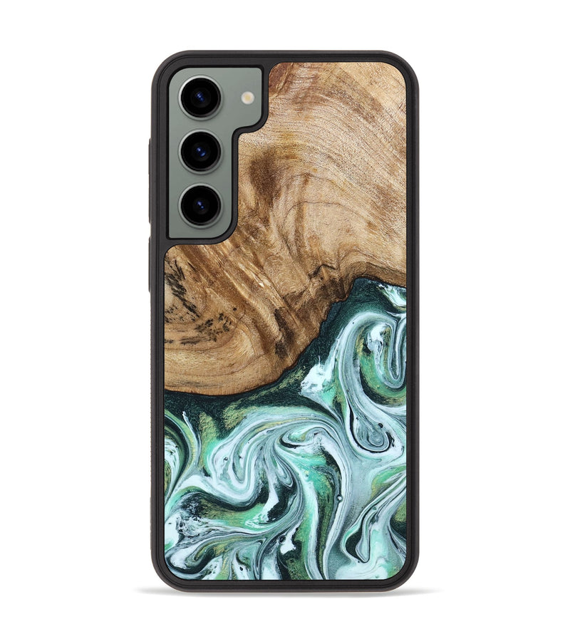 Galaxy S23 Plus Wood Phone Case - Doris (Green, 788175)