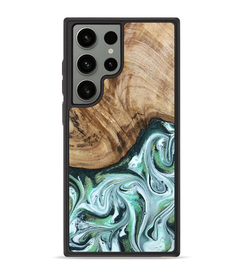 Galaxy S23 Ultra Wood Phone Case - Doris (Green, 788175)