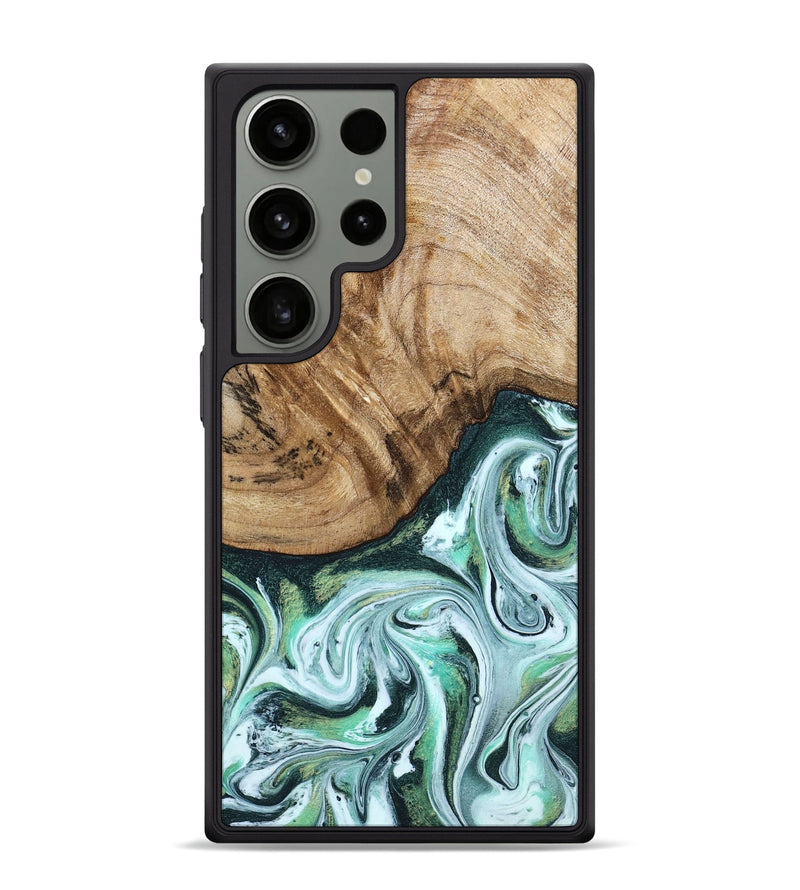 Galaxy S24 Ultra Wood Phone Case - Doris (Green, 788175)