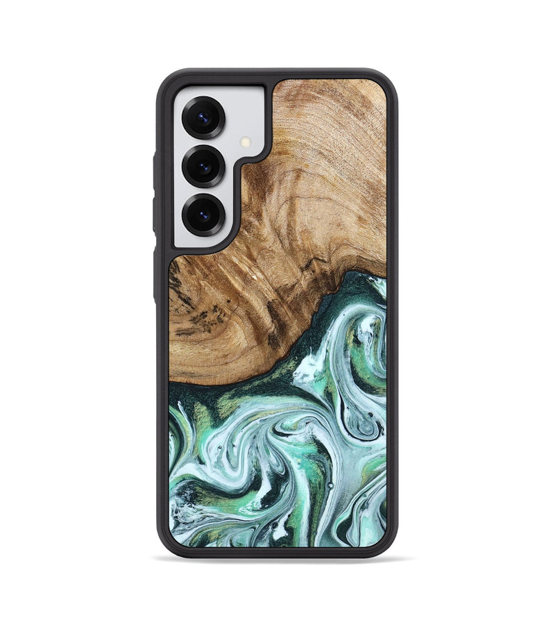 Galaxy S25 Wood Phone Case - Doris (Green, 788175)