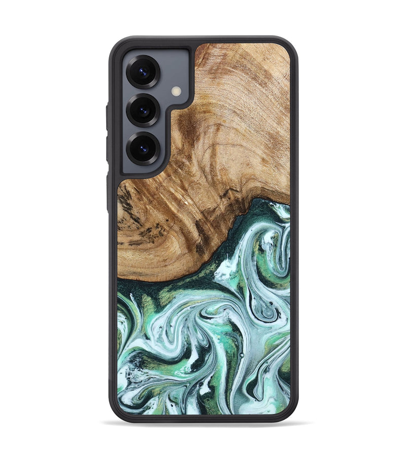 Galaxy S25 Plus Wood Phone Case - Doris (Green, 788175)