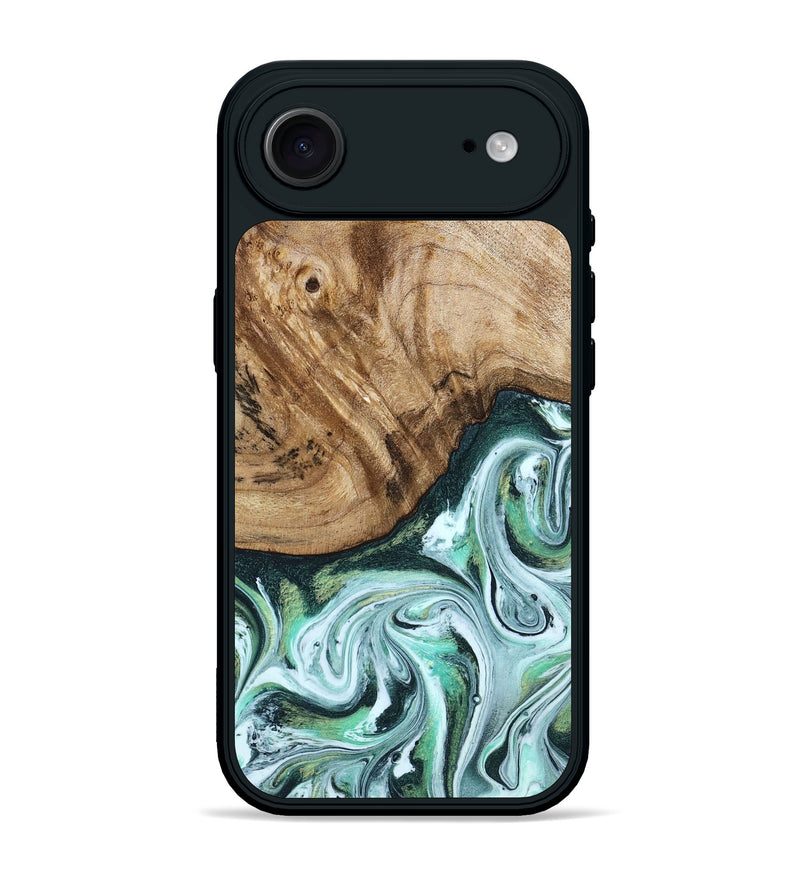 iPhone 17 Air Wood Phone Case - Doris (Green, 788175)