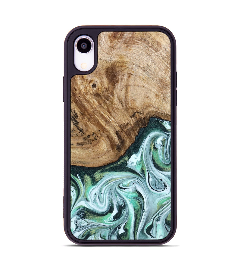 iPhone Xr Wood Phone Case - Doris (Green, 788175)