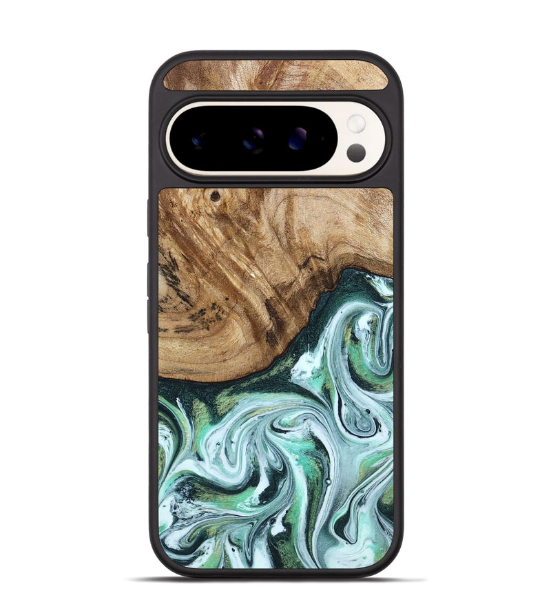 Pixel 9 Wood Phone Case - Doris (Green, 788175)