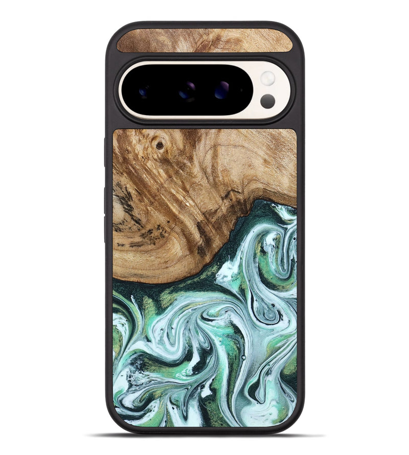 Pixel 9 Pro XL Wood Phone Case - Doris (Green, 788175)