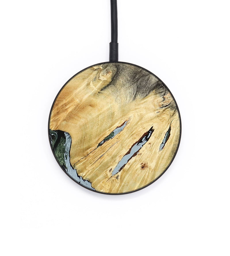 Circle Wood Wireless Charger - Colonel (Green, 788181)