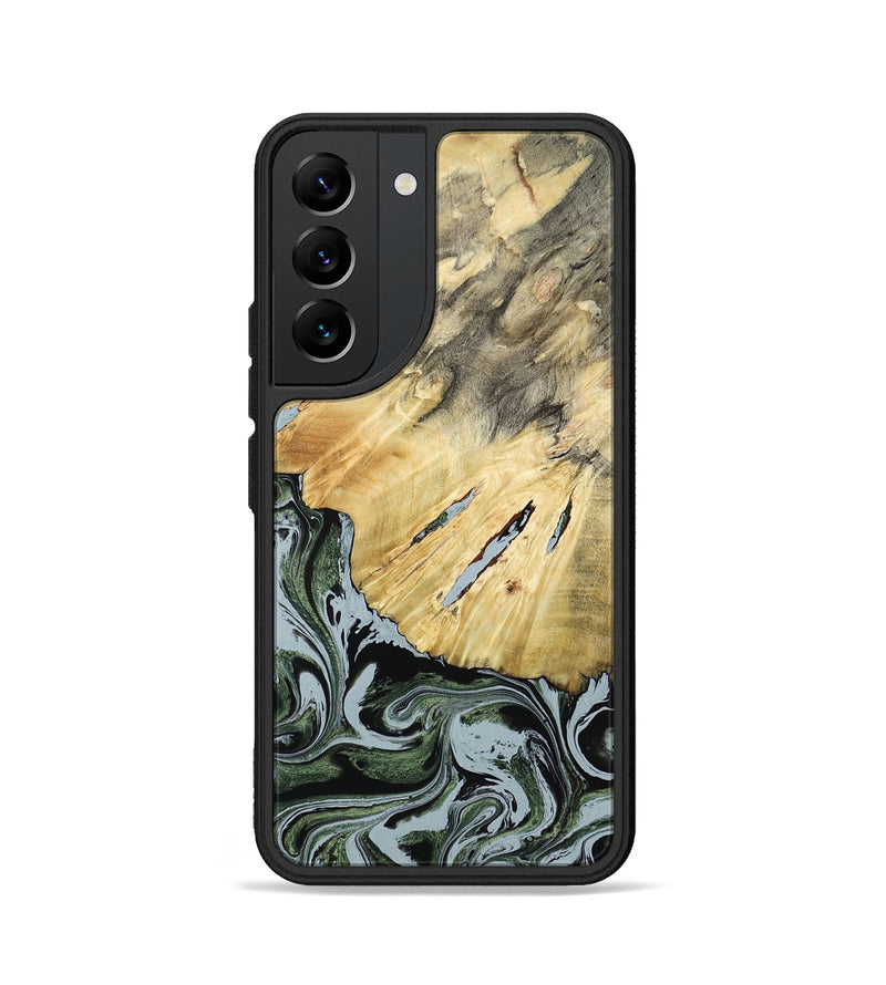 Galaxy S22 Wood Phone Case - Colonel (Green, 788181)