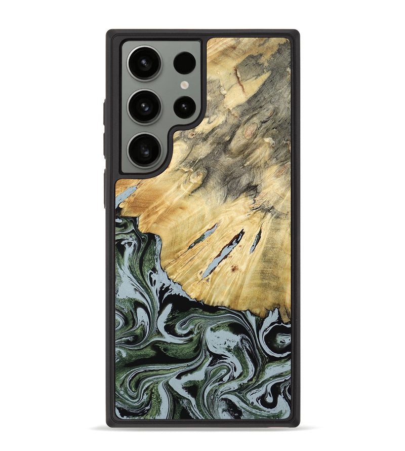 Galaxy S23 Ultra Wood Phone Case - Colonel (Green, 788181)