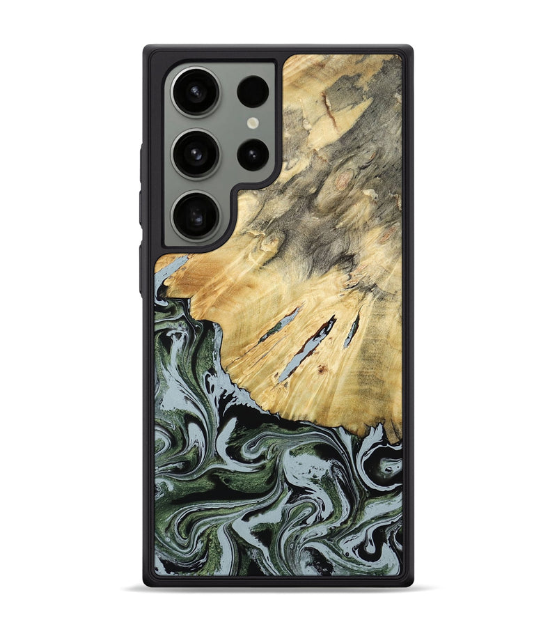 Galaxy S24 Ultra Wood Phone Case - Colonel (Green, 788181)