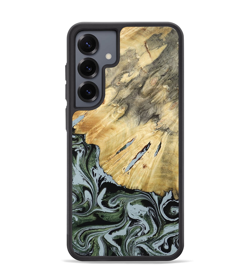 Galaxy S25 Plus Wood Phone Case - Colonel (Green, 788181)
