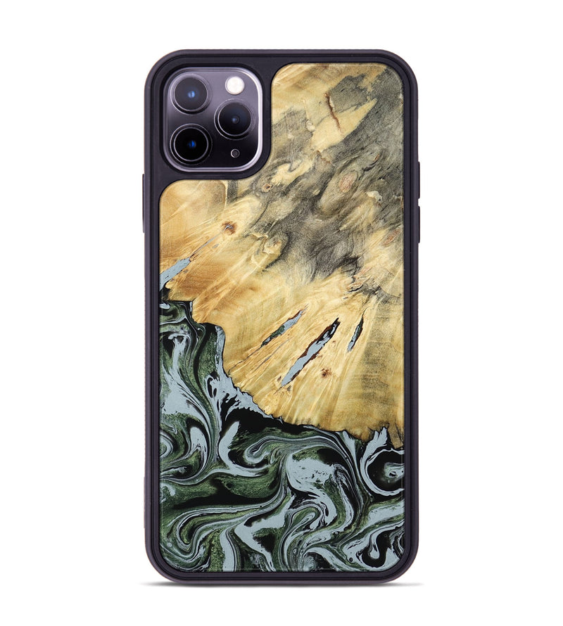 iPhone 11 Pro Max Wood Phone Case - Colonel (Green, 788181)