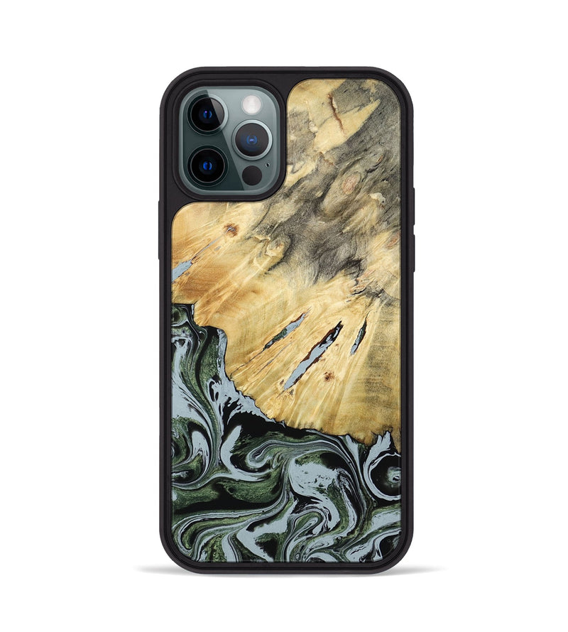 iPhone 12 Pro Wood Phone Case - Colonel (Green, 788181)