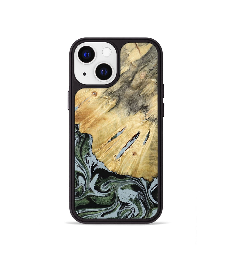 iPhone 13 mini Wood Phone Case - Colonel (Green, 788181)