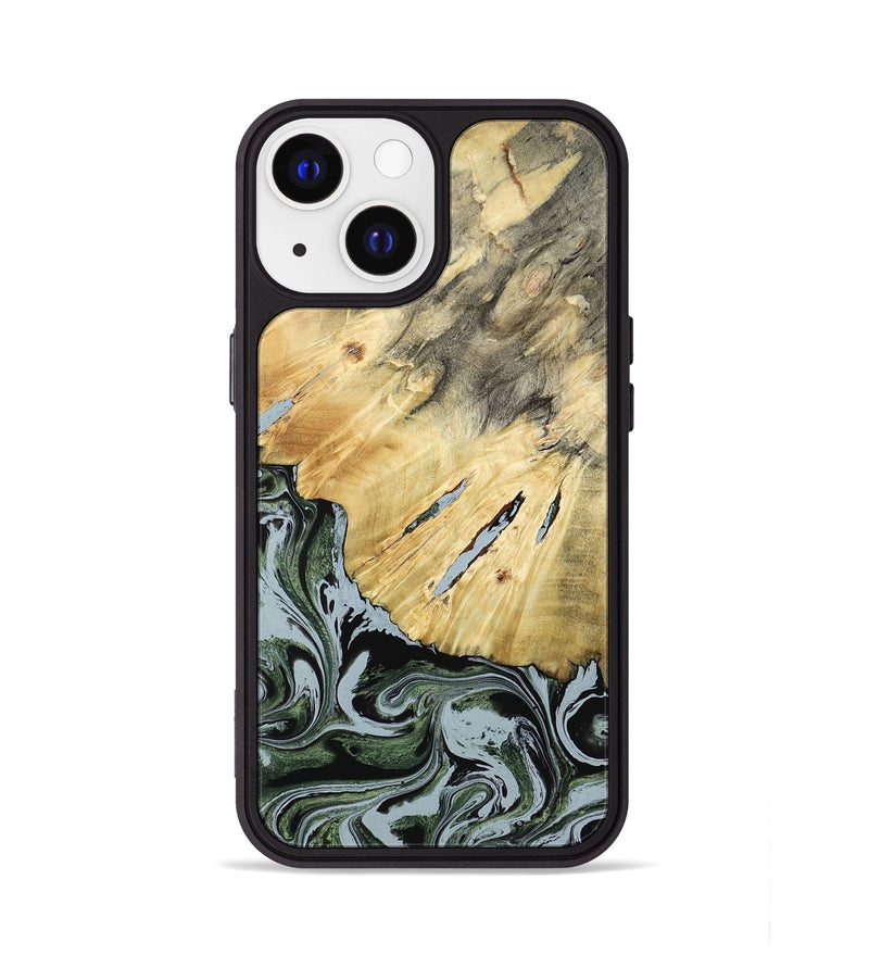 iPhone 13 Wood Phone Case - Colonel (Green, 788181)