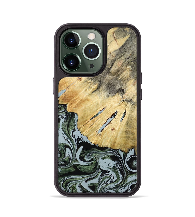 iPhone 13 Pro Wood Phone Case - Colonel (Green, 788181)