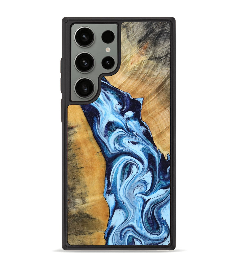 Galaxy S23 Ultra Wood Phone Case - Admiral (Blue, 788206)