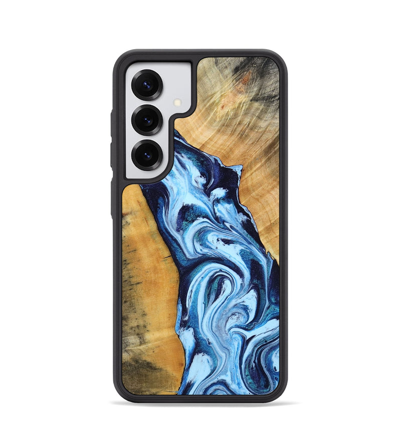 Galaxy S25 Wood Phone Case - Admiral (Blue, 788206)