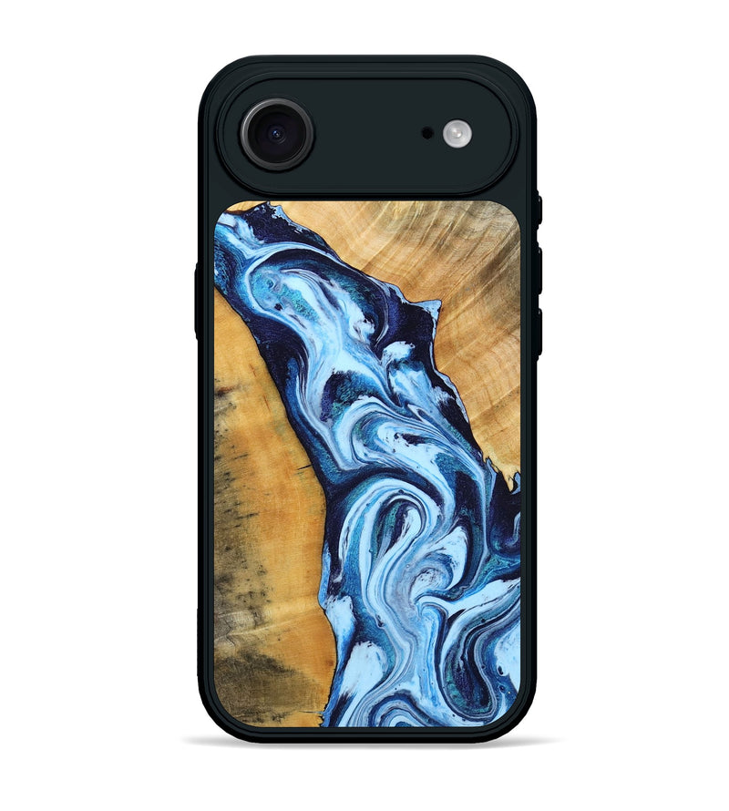 iPhone 17 Air Wood Phone Case - Admiral (Blue, 788206)
