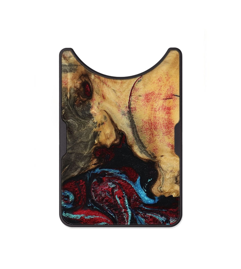 Alloy Wood Wallet - Tena (Red, 788334)