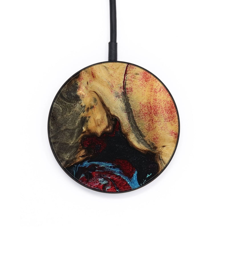 Circle Wood Wireless Charger - Tena (Red, 788334)
