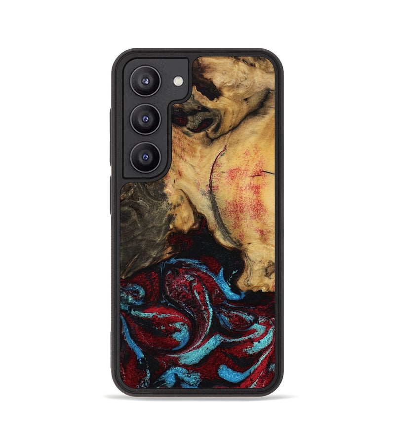 Galaxy S23 Wood Phone Case - Tena (Red, 788334)