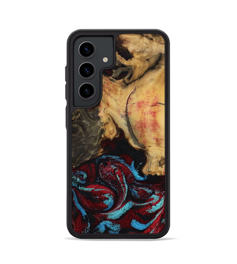 Galaxy S24 Wood Phone Case - Tena (Red, 788334)