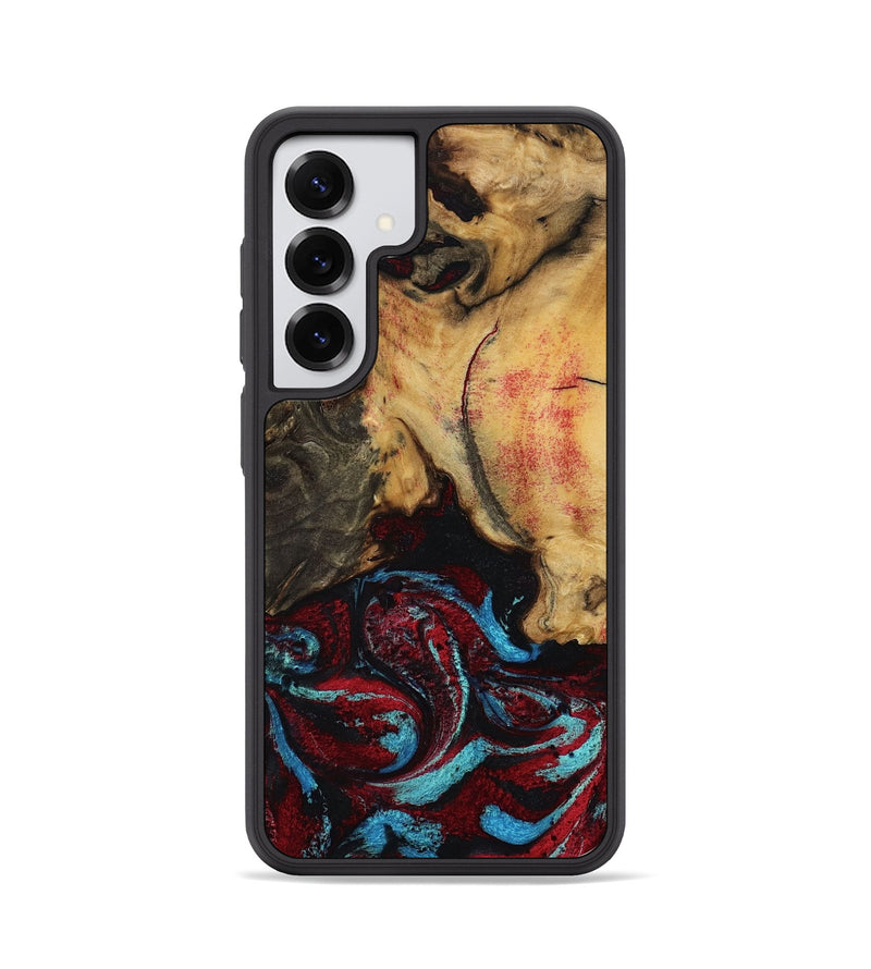 Galaxy S25 Wood Phone Case - Tena (Red, 788334)