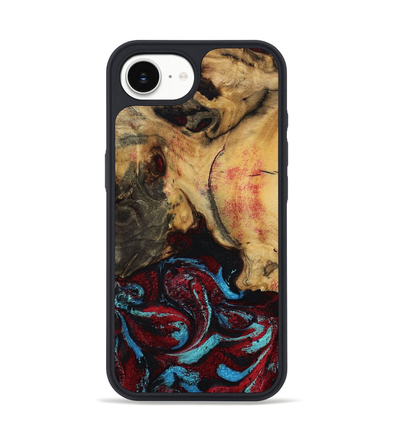 iPhone 16e Wood Phone Case - Tena (Red, 788334)