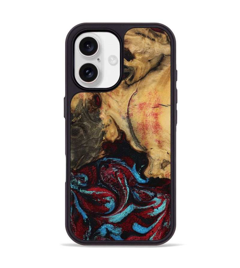 iPhone 17 Wood Phone Case - Tena (Red, 788334)