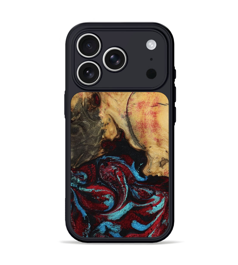 iPhone 17 Pro Wood Phone Case - Tena (Red, 788334)